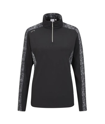 PING PULL 1/2 ZIP FEMME ZENYA BLACK MULTI Comparez plus de prix