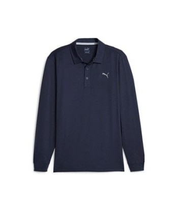 PUMA POLO MANCHE LONGUE NAVY de France