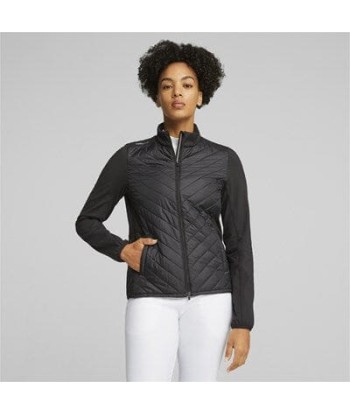 PUMA VESTE HIVER FEMME MATELASSEE NOIRE brillant des détails fins