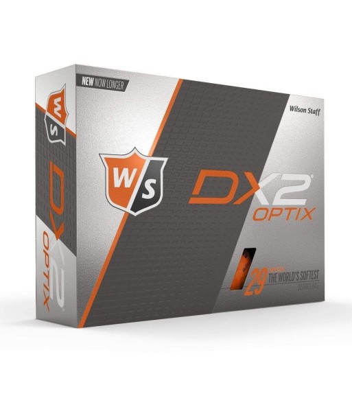 Wilson Balles DX2 Optix Orange (boite de 12) avec prix dégressif en stock