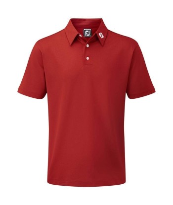 Footjoy polo Stretch Piqué Solid Rouge Pour