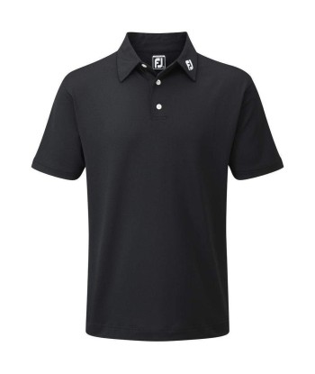 footjoy polo Stretch Pique solid Noir Venez acheter