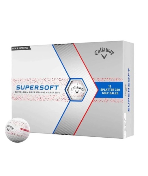 Callaway Balles Supersoft Splatter 360 meilleur choix