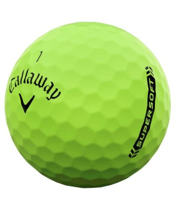 Callaway Balles Supersoft 2023 Green (boite de 12) Paris Déstockage Promo