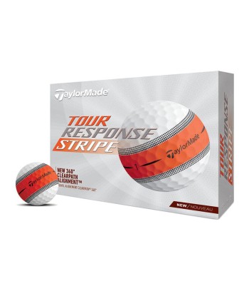 TaylorMade Balles Tour Response STRIPE 2024 (Boite de 12) français