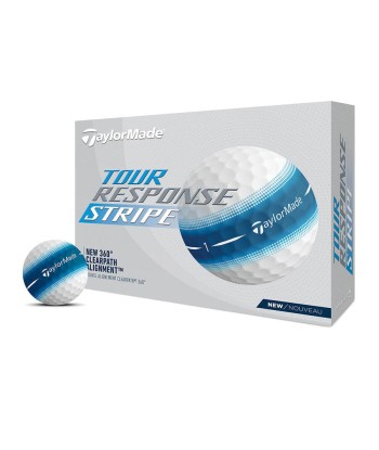 TaylorMade Balles Tour Response STRIPE 2024 (Boite de 12) français