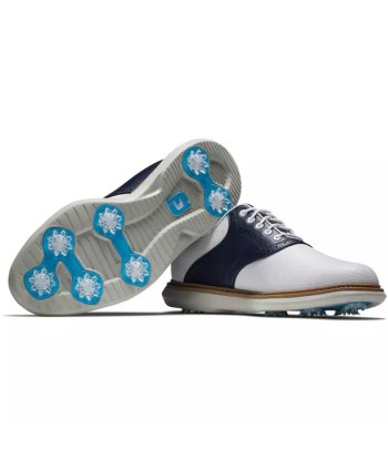 Footjoy Chaussure Homme Traditions Blanche Bleu Comment ça marche