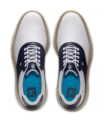 Footjoy Chaussure Homme Traditions Blanche Bleu Comment ça marche