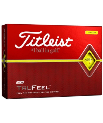 Titleist Balles TruFeel Jaune (pack de 3 douzaines) sur le site 