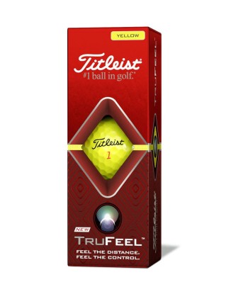 Titleist Balles TruFeel Jaune (pack de 3 douzaines) sur le site 