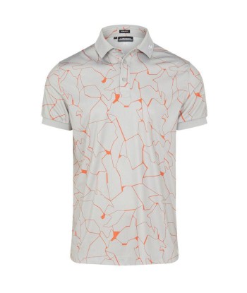 Lindeberg Polo Tour Tech Regular Fit gris orange Economisez 