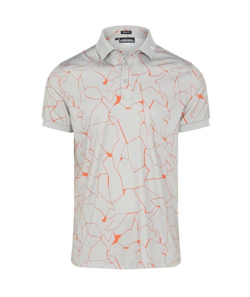 Lindeberg Polo Tour Tech Regular Fit gris orange Economisez 