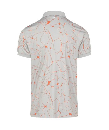 Lindeberg Polo Tour Tech Regular Fit gris orange Economisez 