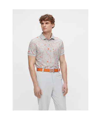 Lindeberg Polo Tour Tech Regular Fit gris orange Economisez 