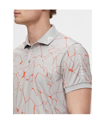 Lindeberg Polo Tour Tech Regular Fit gris orange Economisez 