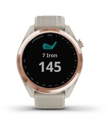 Garmin Approach S42 Rosegold avec bracelet Sable meilleur choix