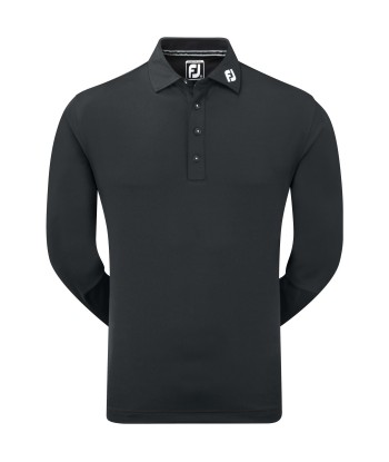 Footjoy Polo Manches longues ThermoLite col tissé black livraison et retour toujours gratuits