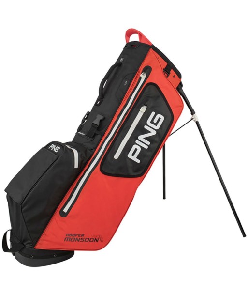 Ping sac de golf Hoofer Monsoon Noir rouge Waterproof soldes