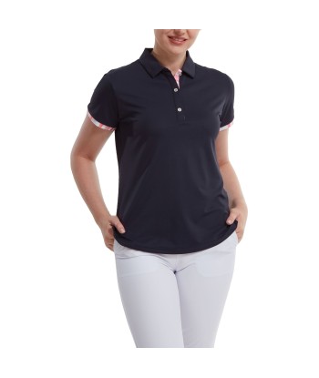 Footjoy polo pique womens navy JUSQU'A -70%! 