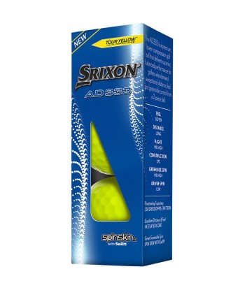 Srixon Balles AD333 Yellow (Pack de 3 boites de 12) Les êtres humains sont 