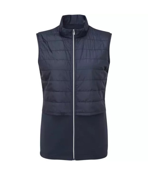 Footjoy veste isolante sans manche navy rembourrage situé sous