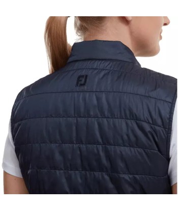 Footjoy veste isolante sans manche navy rembourrage situé sous