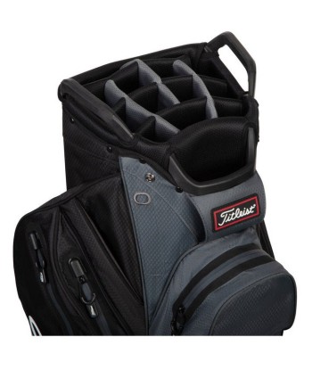 Titleist Sac Chariot STADRY™ 2022 cart 14 Noir Gris brillant des détails fins