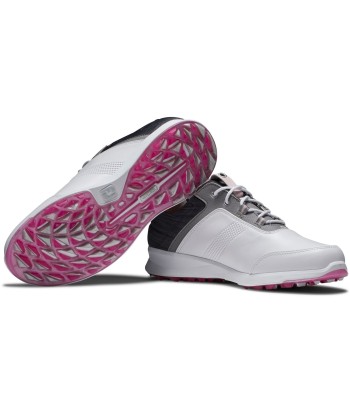 Footjoy Chaussures de golf 2023 Stratos Lady Blanc Anthracite Rose ou a consommer sur place