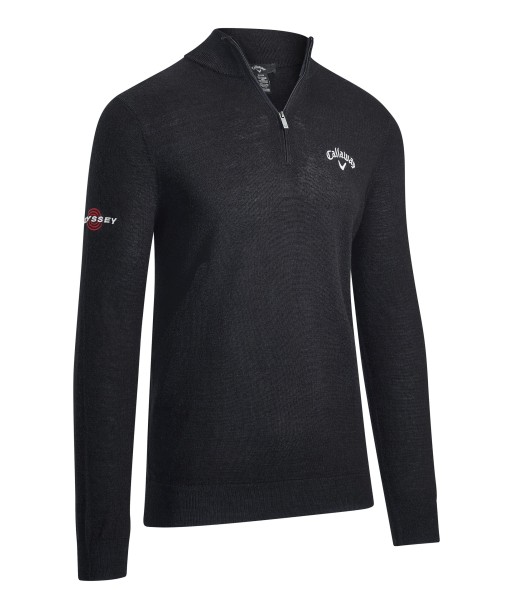 Callaway 1/4 zip Merino Noir une grave pollution 