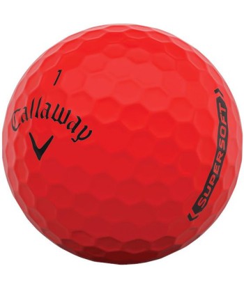 Callaway Balles Supersoft Rouge (boite de 12) Par le système avancé 