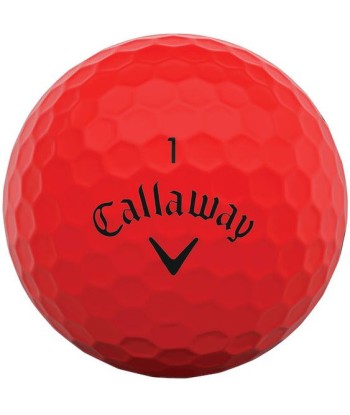 Callaway Balles Supersoft Rouge (boite de 12) Par le système avancé 