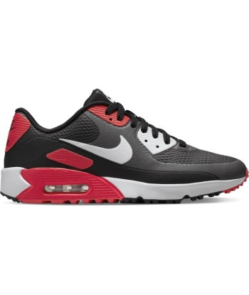 NIKE AIRMAX 90 G Gris Argent Rouge en linge