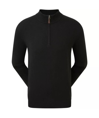 Footjoy 1/2 Zip Pull en laine Membrane noir Jusqu'à 80% De Réduction