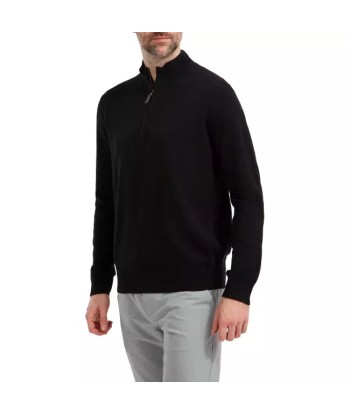 Footjoy 1/2 Zip Pull en laine Membrane noir Jusqu'à 80% De Réduction