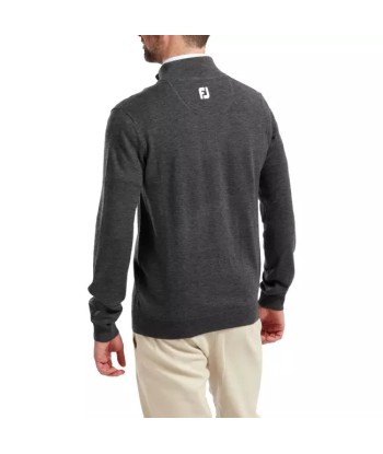 Footjoy pull 1/4 Zip Mélange de Laine Gris à prix réduit toute l'année