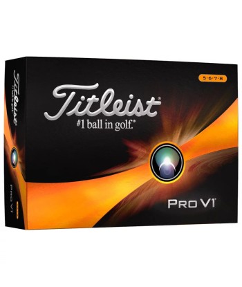 Titleist PRO V1 5/6/7/8 2023 (boite de 12) Pour