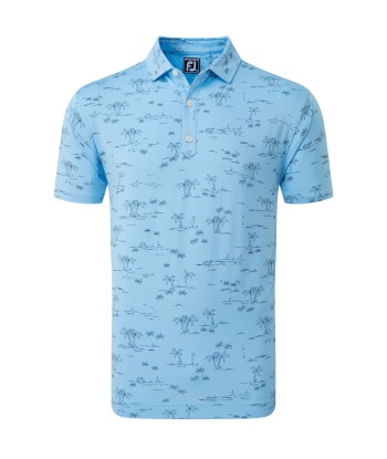 Footjoy Polo Tropic True Blue livraison gratuite