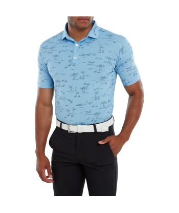 Footjoy Polo Tropic True Blue livraison gratuite