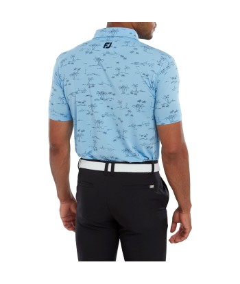 Footjoy Polo Tropic True Blue livraison gratuite