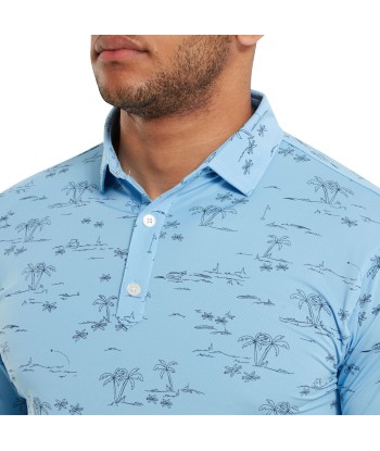 Footjoy Polo Tropic True Blue livraison gratuite