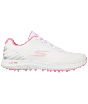 Skechers Chaussures de Golf Femme GoGolf Max 2 Blanc Rose chez Cornerstreet bien 