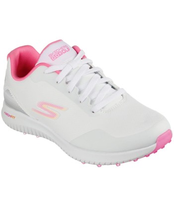 Skechers Chaussures de Golf Femme GoGolf Max 2 Blanc Rose chez Cornerstreet bien 