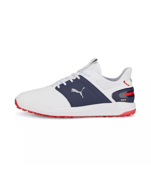 Puma 2023 Chaussures de Golf Ignite Elevate Blanc Bleu de la marque