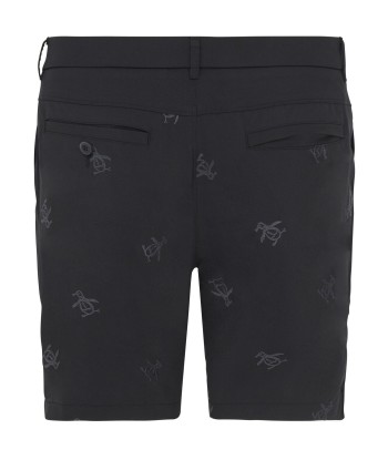 Original Penguin Bermudas Space Dye imprimé Penguin Noir solde