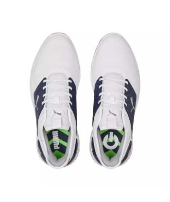 Puma 2023 Chaussures de Golf Ignite Elevate Blanc Bleu de la marque