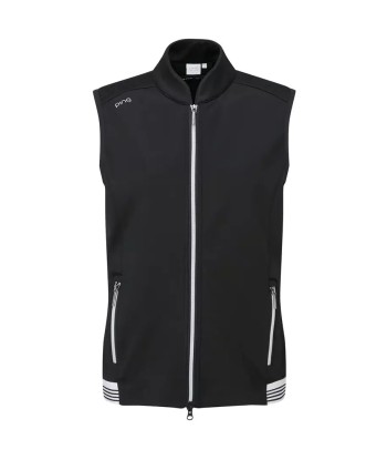 Ping 2023 Gilet Dot Femme Sans manche Noir Blanc Par le système avancé 