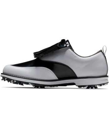 Footjoy Premiere series LADY Blanche noir les ctes