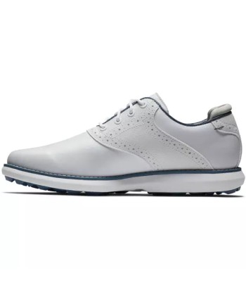 Footjoy Traditions spikeless LADY Blanche Bleu Gris pour bénéficier 