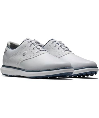 Footjoy Traditions spikeless LADY Blanche Bleu Gris pour bénéficier 