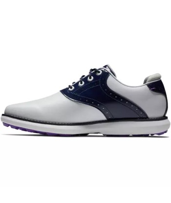 Footjoy Traditions spikeless LADY Blanche Navy violet Profitez des Offres !